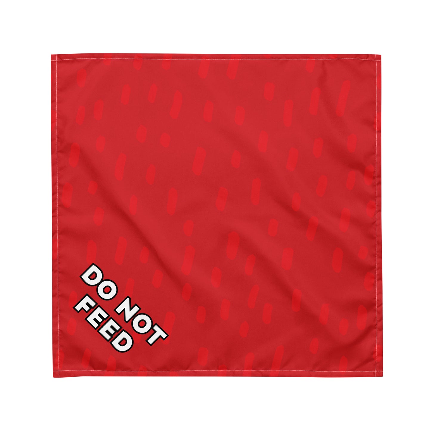"Do Not Feed" Dog Bandana