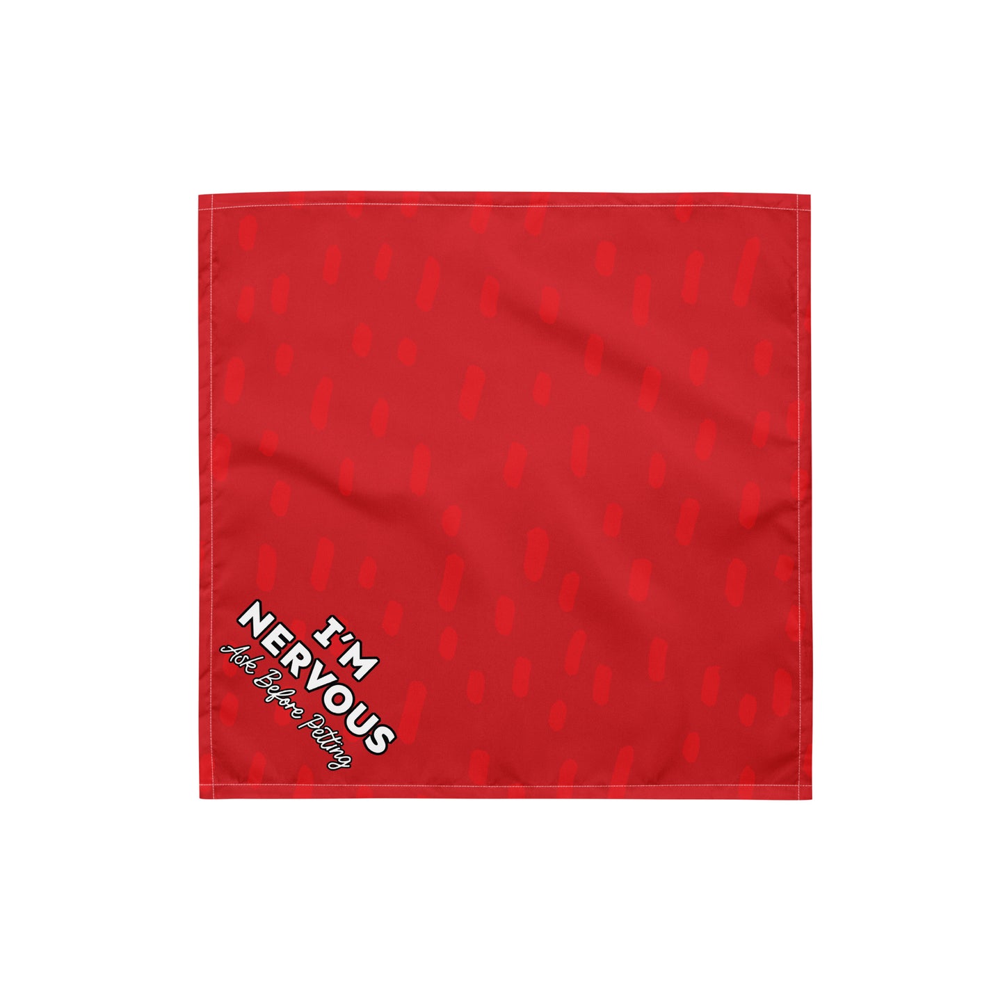 "I'm Nervous" Dog Bandana