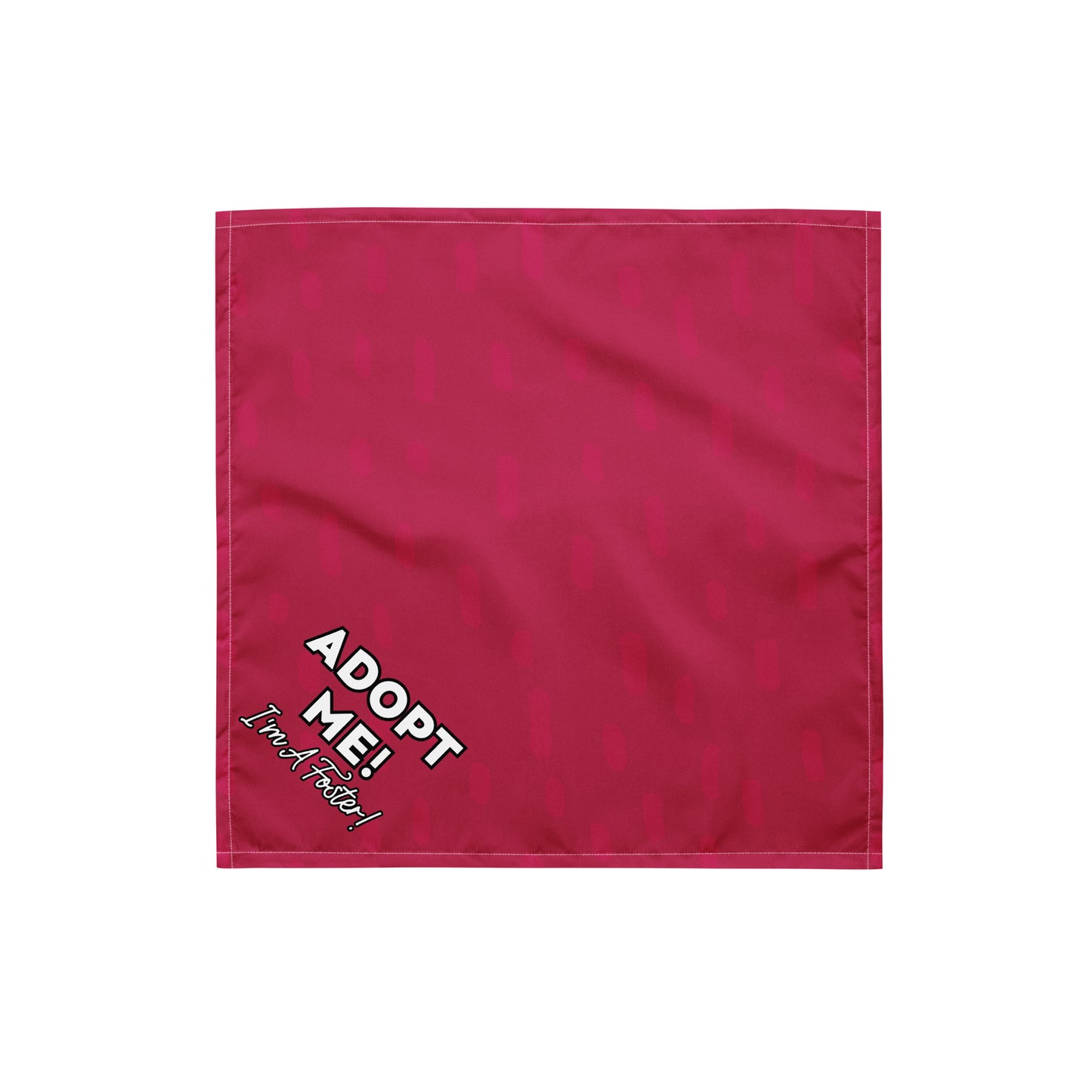 "Adopt Me" Pink Dog Bandana