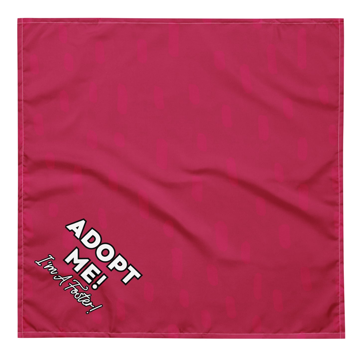 "Adopt Me" Pink Dog Bandana