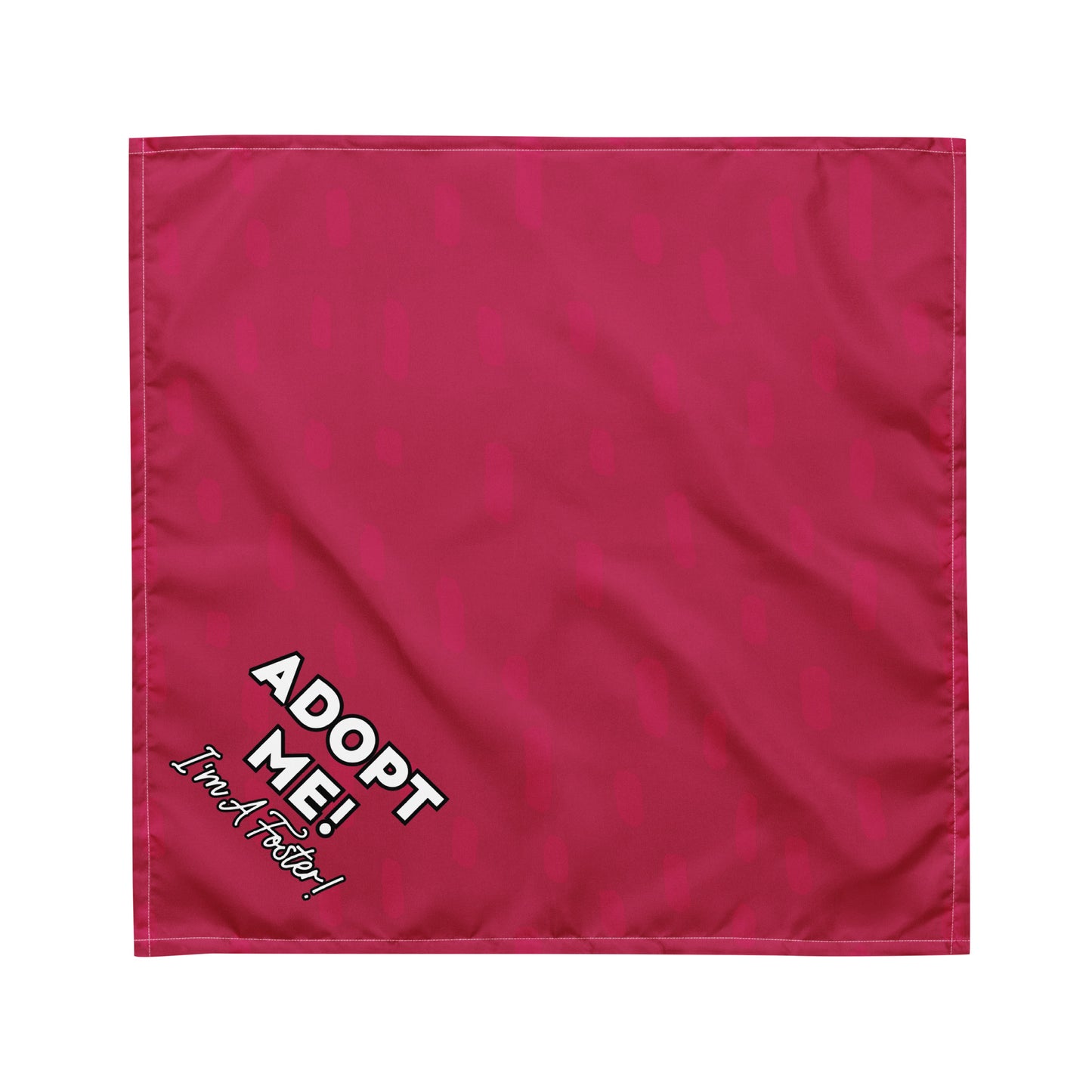 "Adopt Me" Pink Dog Bandana